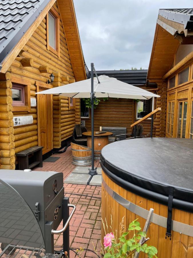 Wellness Huette Am Zwenkauer See Bei Leipzig 外观 照片