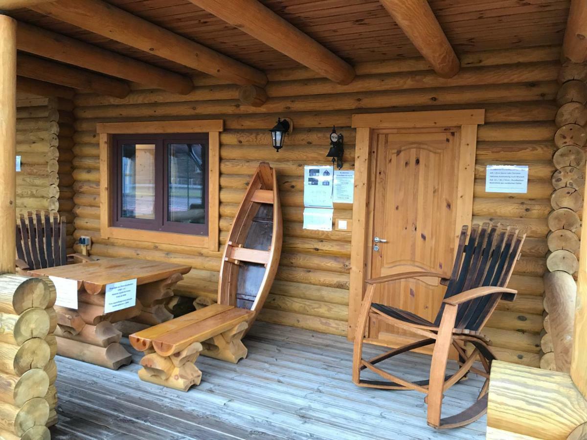 Wellness Huette Am Zwenkauer See Bei Leipzig 外观 照片